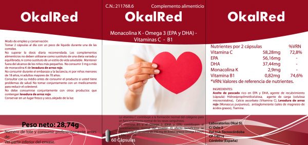 OkalRed 60 cápsulas - Imagen 5
