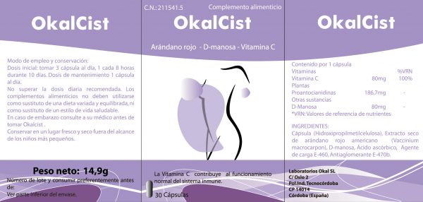 OkalCist 30 cápsulas - Imagen 3