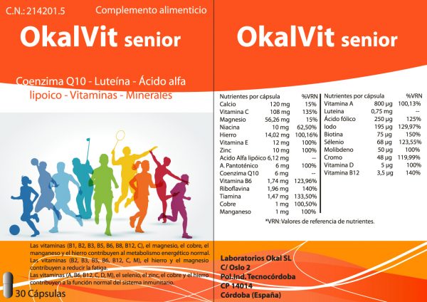 Okalvit senior 30 cápsulas - Imagen 4