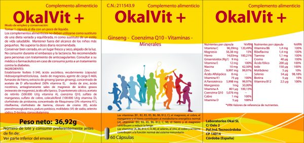 Okalvit + 60 cápsulas - Imagen 4