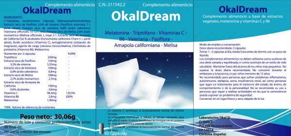 Okaldream 60 cápsulas - Imagen 6