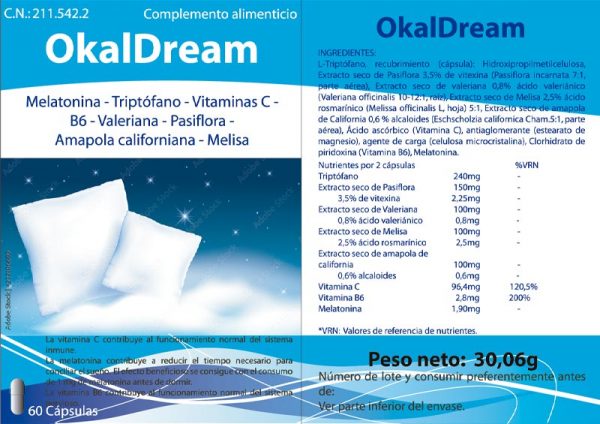 Okaldream 60 cápsulas - Imagen 5