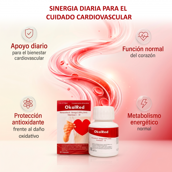 OkalRed 60 cápsulas - Imagen 4